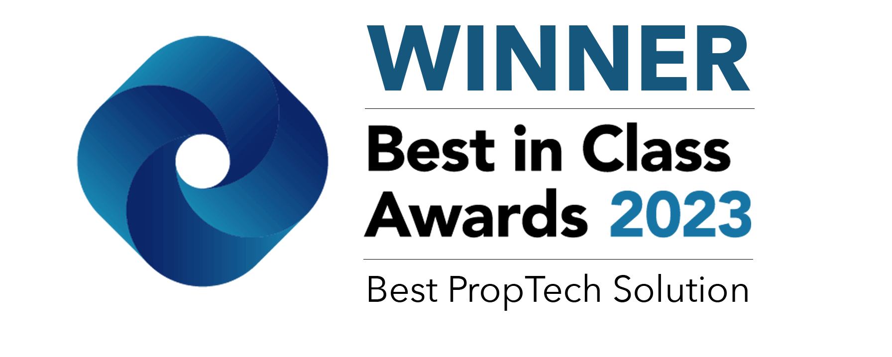 Best in Class Award 2023 Best Proptech Winner